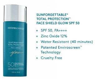 Sunforgettable® Total Protection® Face Shield GLOW SPF 50