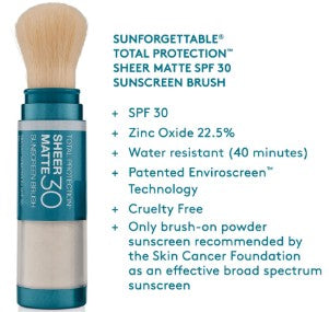 Sunforgettable® Total Protection® Sheer Matte SPF 30 Sunscreen Brush