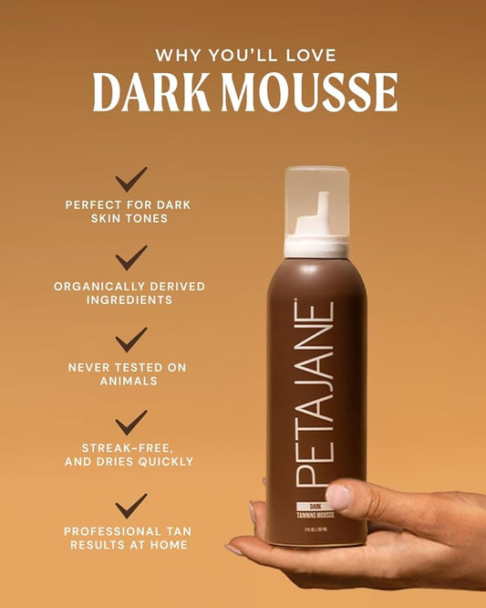 DARK Self-Tanning Mousse - Peta Jane
